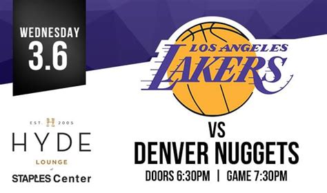 denver nuggets lakers tickets